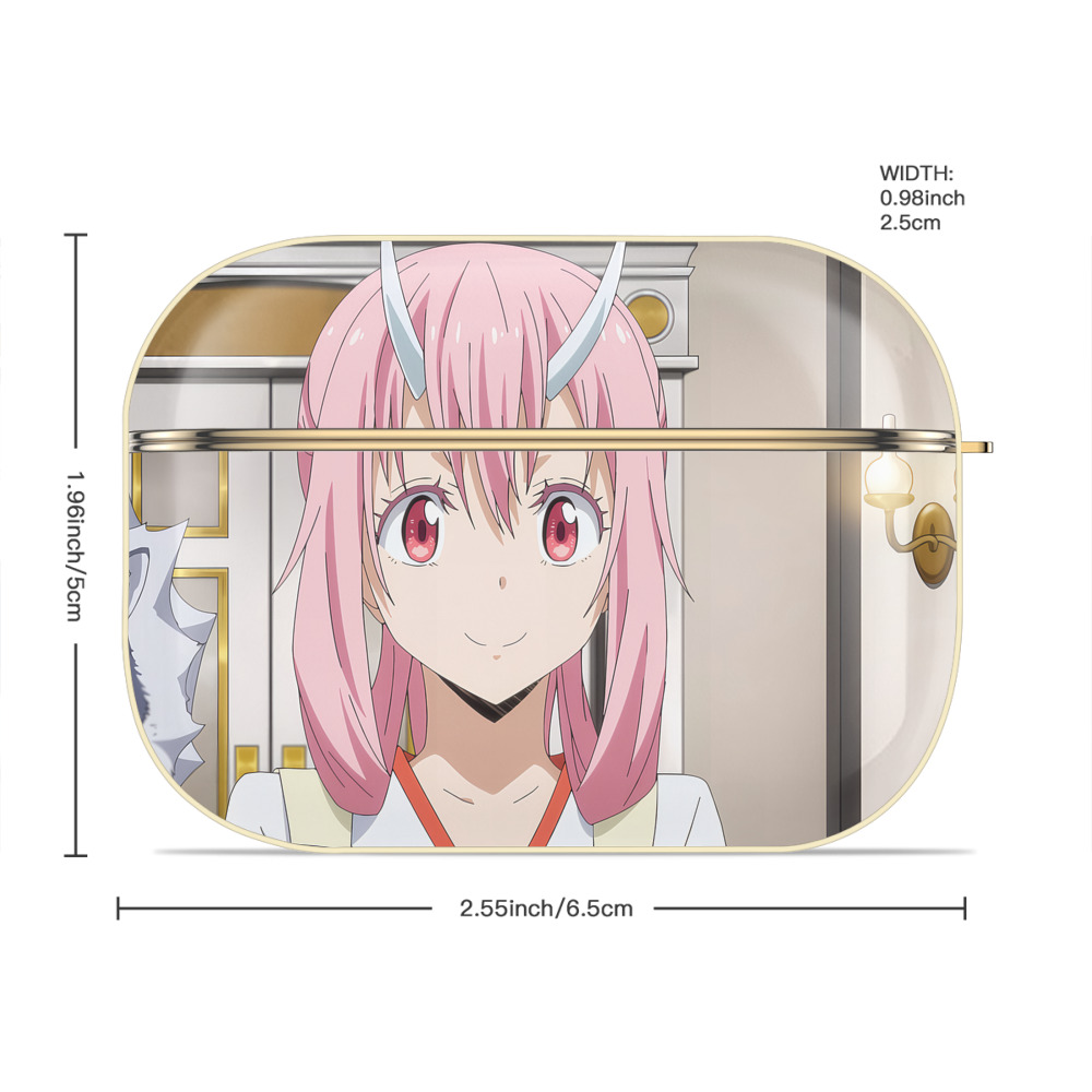 転スラ Regarding Reincarnated to Slime 【AirPods Pro用】ハードシェル保護ケース｜耐衝撃・防指紋・カラビナ付き商品仕様