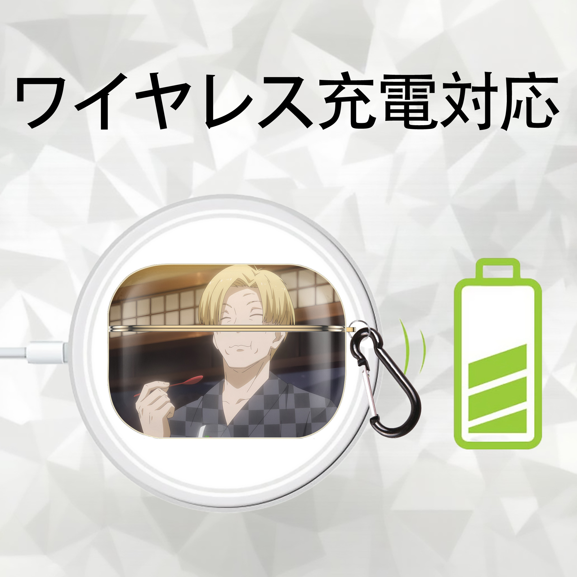 転スラ Regarding Reincarnated to Slime 【AirPods Pro用】ハードシェル保護ケース｜耐衝撃・防指紋・カラビナ付き商品仕様