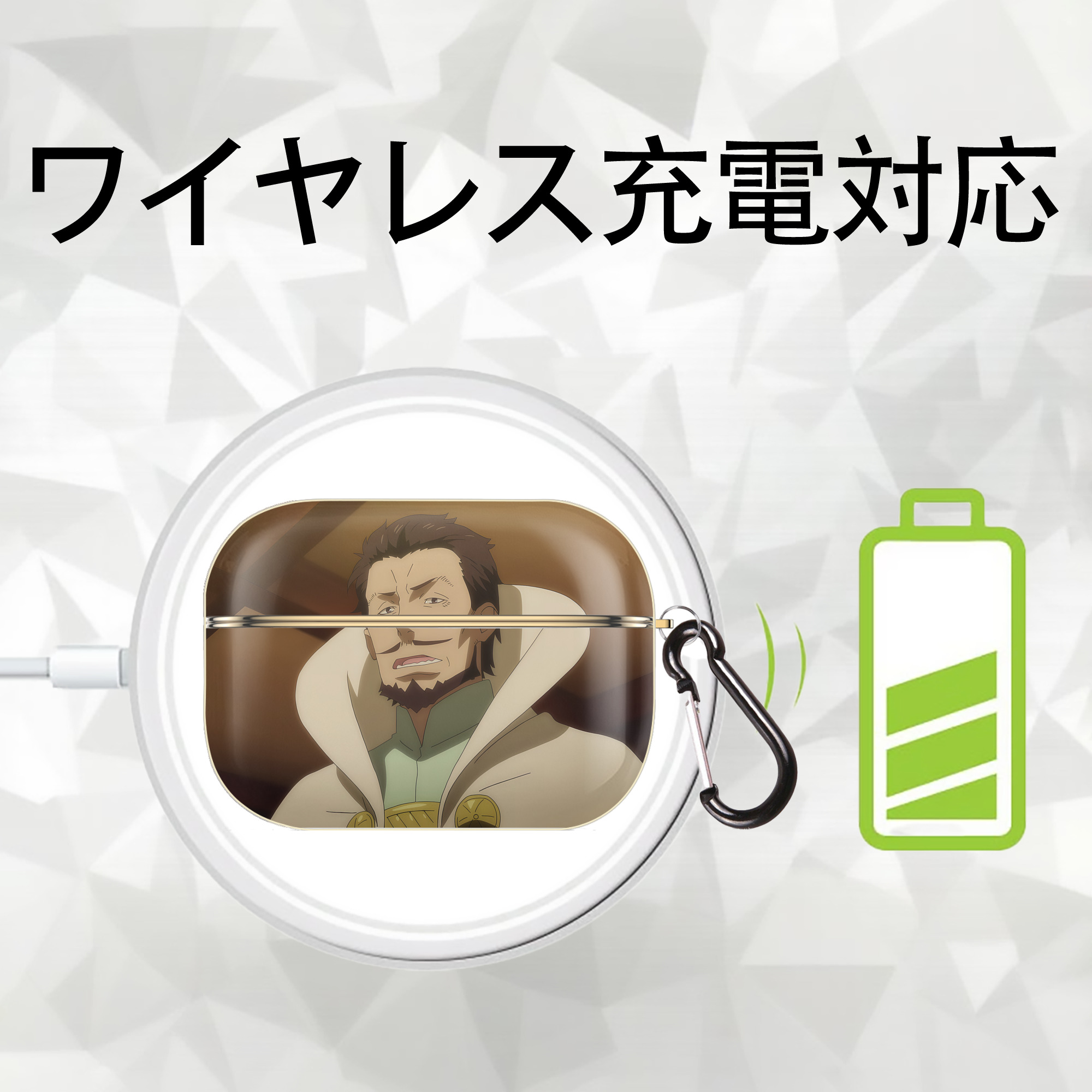 転スラ Regarding Reincarnated to Slime 【AirPods Pro用】ハードシェル保護ケース｜耐衝撃・防指紋・カラビナ付き商品仕様