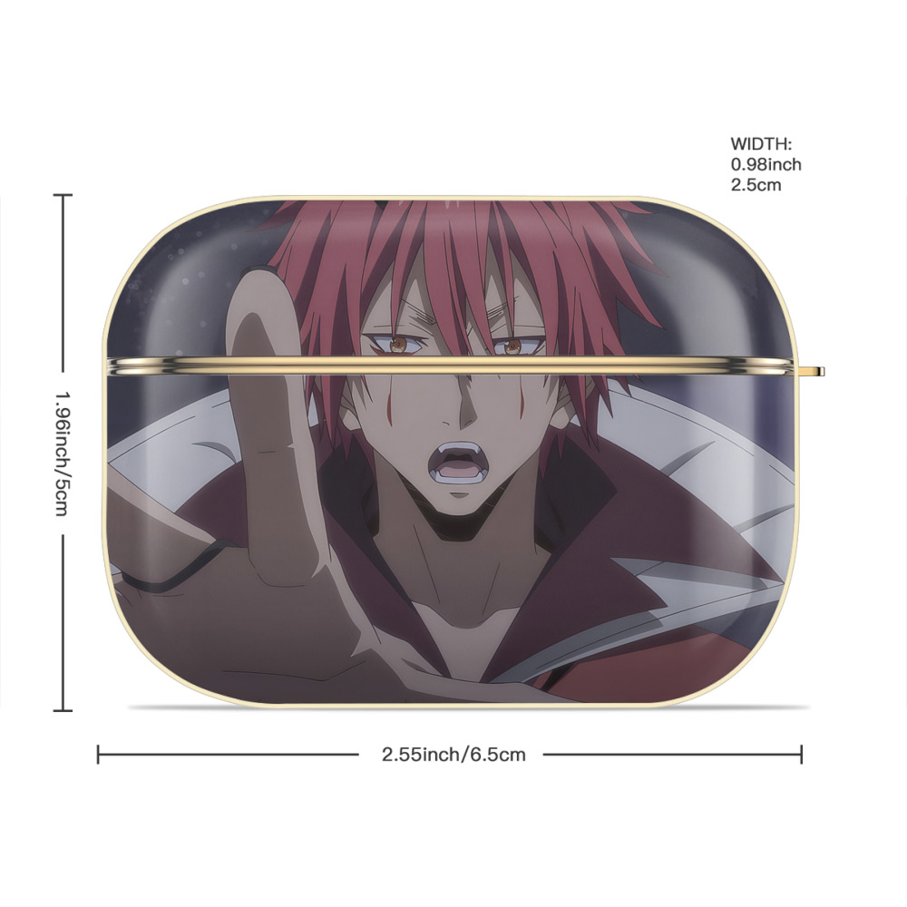 転スラ Regarding Reincarnated to Slime 【AirPods Pro用】ハードシェル保護ケース｜耐衝撃・防指紋・カラビナ付き商品仕様