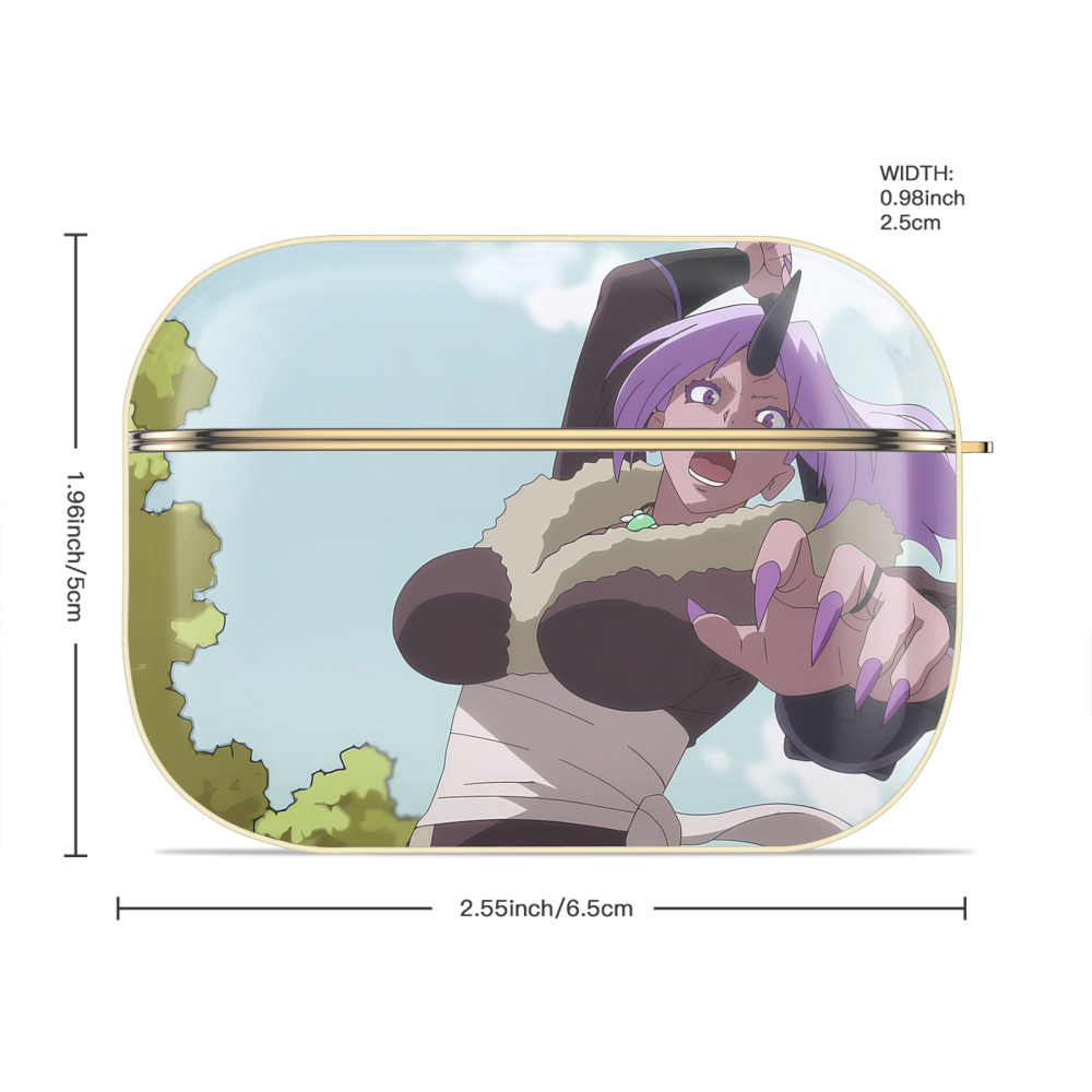 転スラ Regarding Reincarnated to Slime 【AirPods Pro用】ハードシェル保護ケース｜耐衝撃・防指紋・カラビナ付き商品仕様