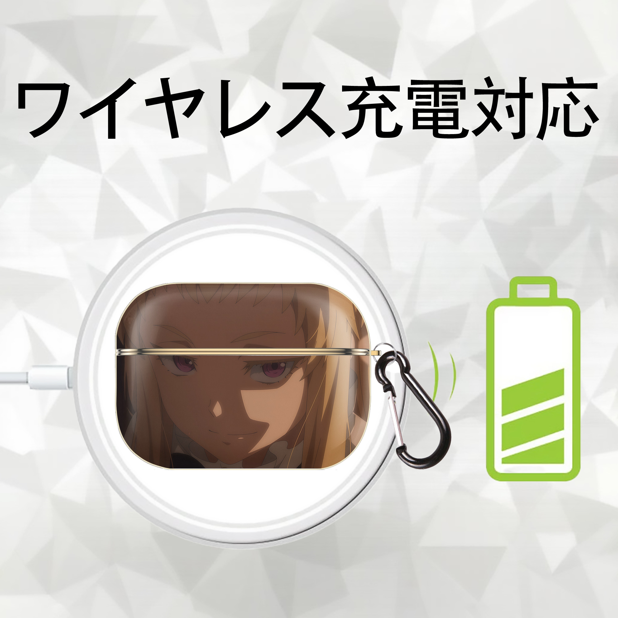 転スラ Regarding Reincarnated to Slime 【AirPods Pro用】ハードシェル保護ケース｜耐衝撃・防指紋・カラビナ付き商品仕様