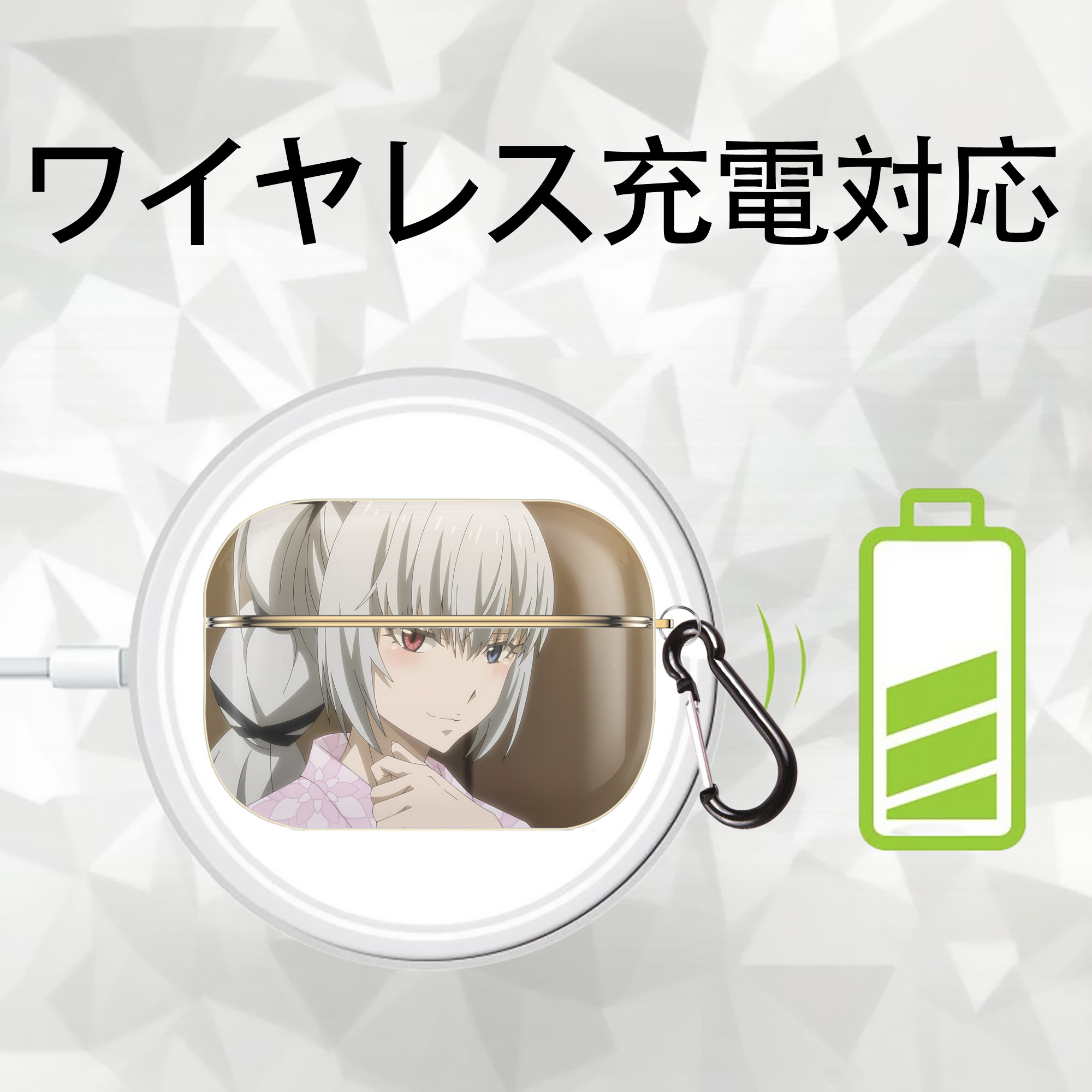転スラ Regarding Reincarnated to Slime 【AirPods Pro用】ハードシェル保護ケース｜耐衝撃・防指紋・カラビナ付き商品仕様