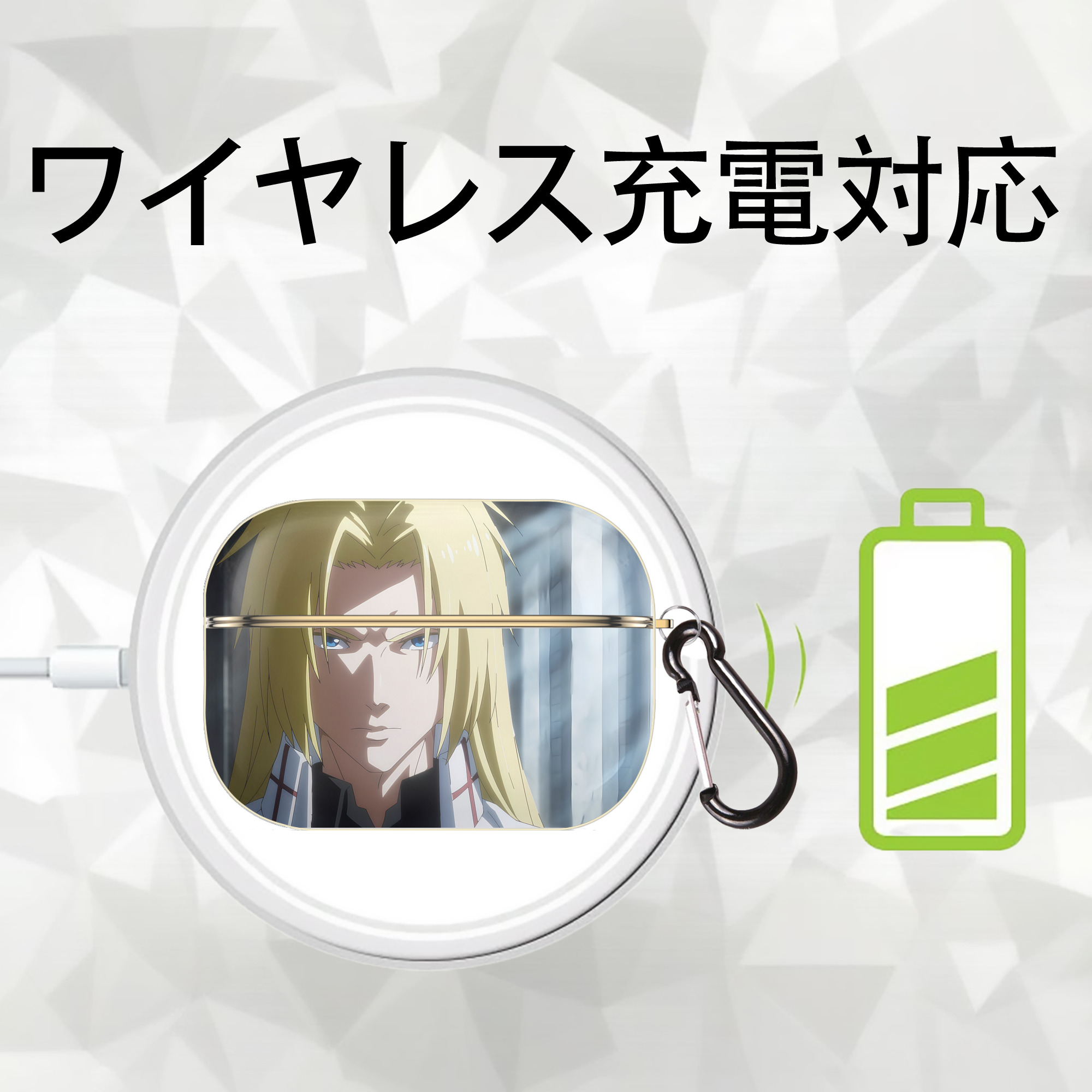 転スラ Regarding Reincarnated to Slime 【AirPods Pro用】ハードシェル保護ケース｜耐衝撃・防指紋・カラビナ付き商品仕様