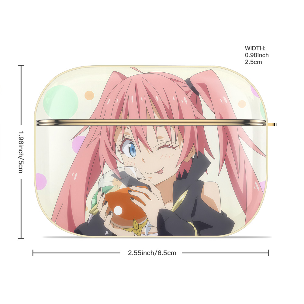 転スラ Regarding Reincarnated to Slime 【AirPods Pro用】ハードシェル保護ケース｜耐衝撃・防指紋・カラビナ付き商品仕様