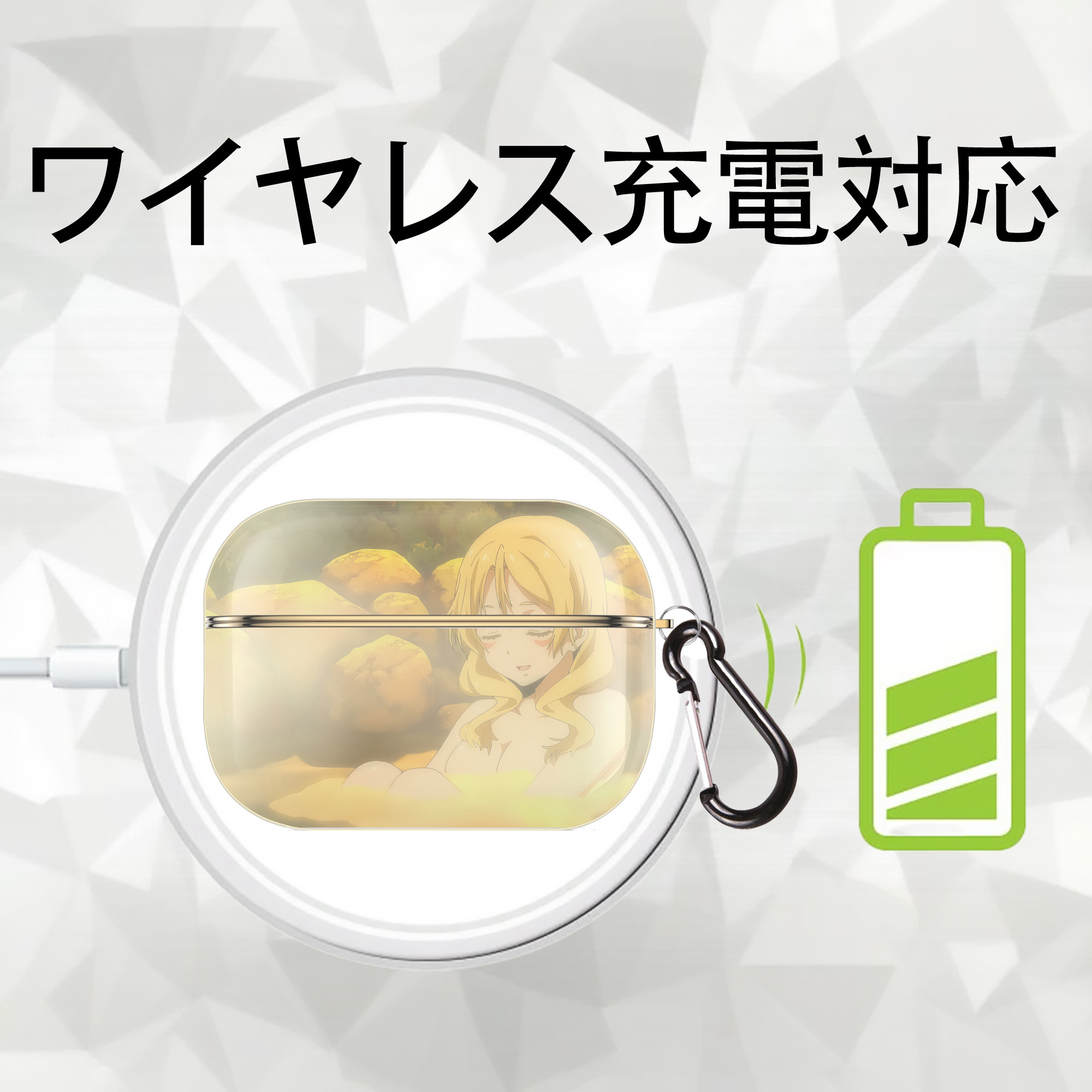 転スラ Regarding Reincarnated to Slime 【AirPods Pro用】ハードシェル保護ケース｜耐衝撃・防指紋・カラビナ付き商品仕様