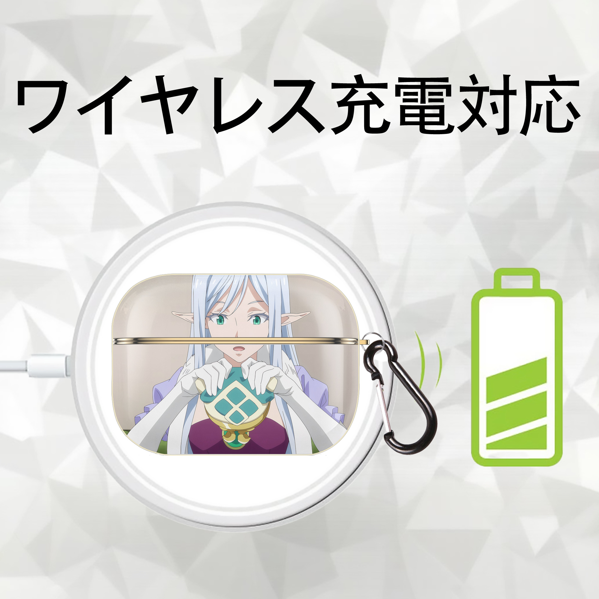 転スラ Regarding Reincarnated to Slime 【AirPods Pro用】ハードシェル保護ケース｜耐衝撃・防指紋・カラビナ付き商品仕様