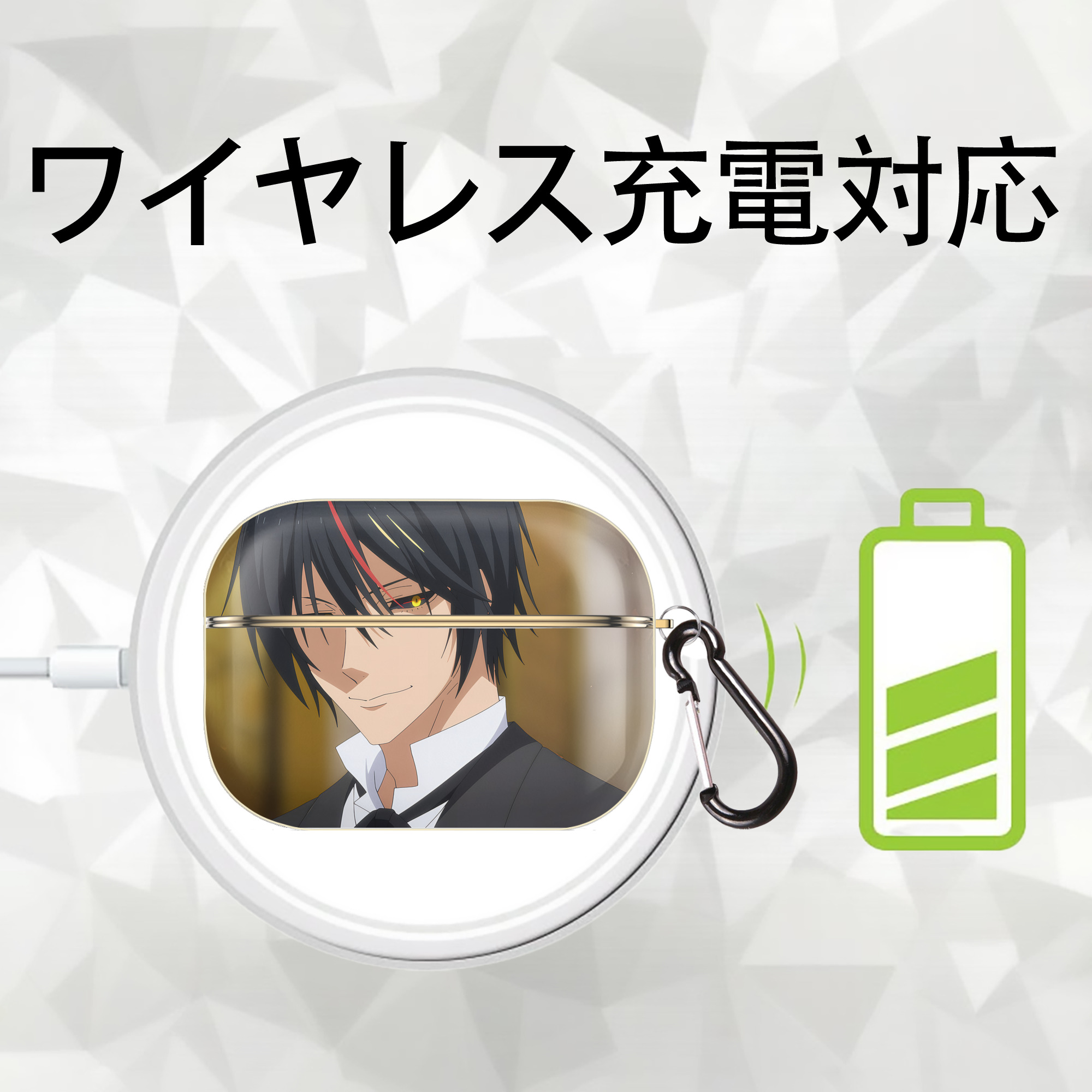 転スラ Regarding Reincarnated to Slime 【AirPods Pro用】ハードシェル保護ケース｜耐衝撃・防指紋・カラビナ付き商品仕様