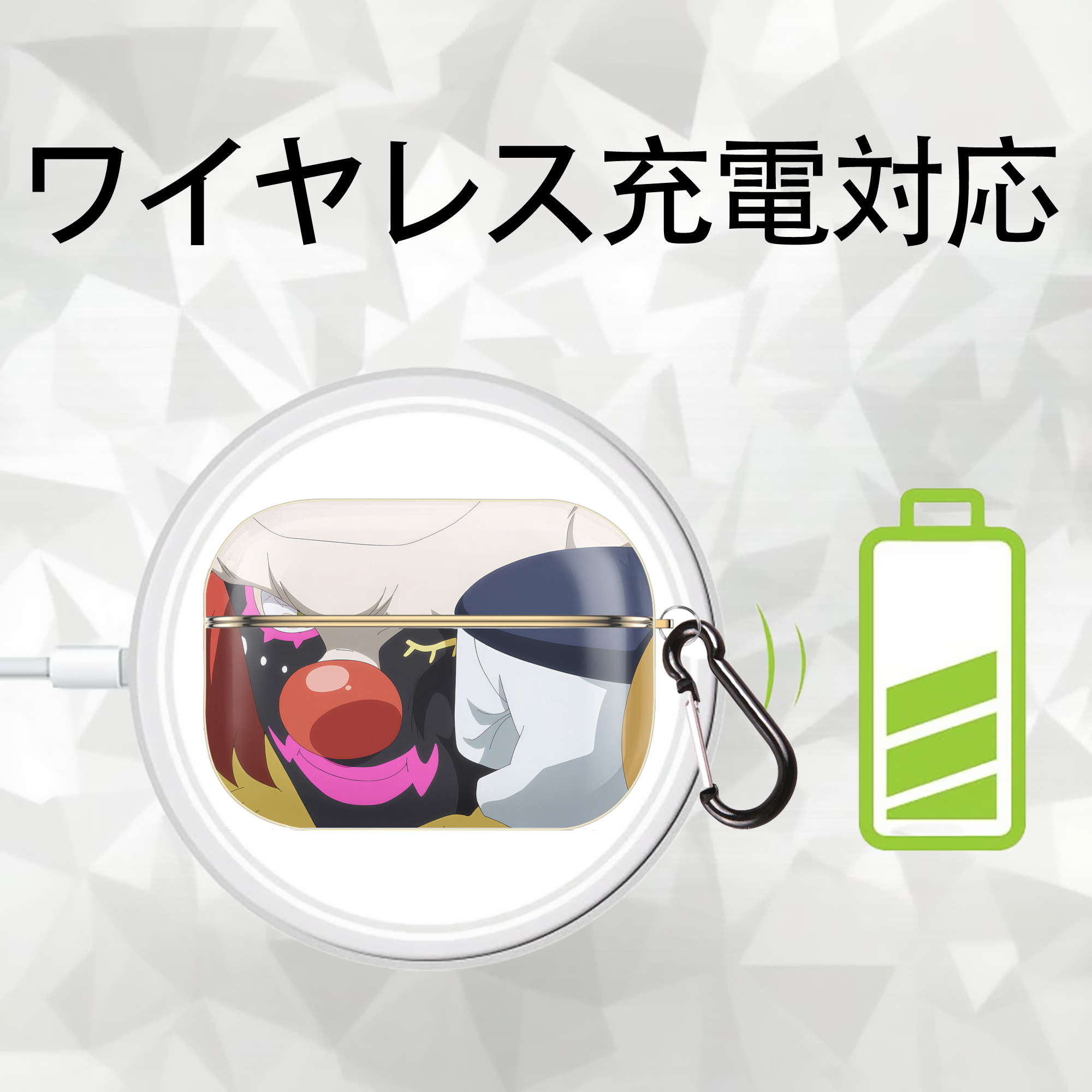転スラ Regarding Reincarnated to Slime 【AirPods Pro用】ハードシェル保護ケース｜耐衝撃・防指紋・カラビナ付き商品仕様