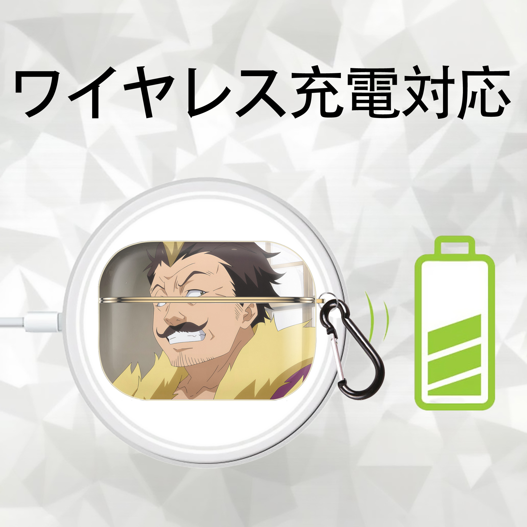転スラ Regarding Reincarnated to Slime 【AirPods Pro用】ハードシェル保護ケース｜耐衝撃・防指紋・カラビナ付き商品仕様
