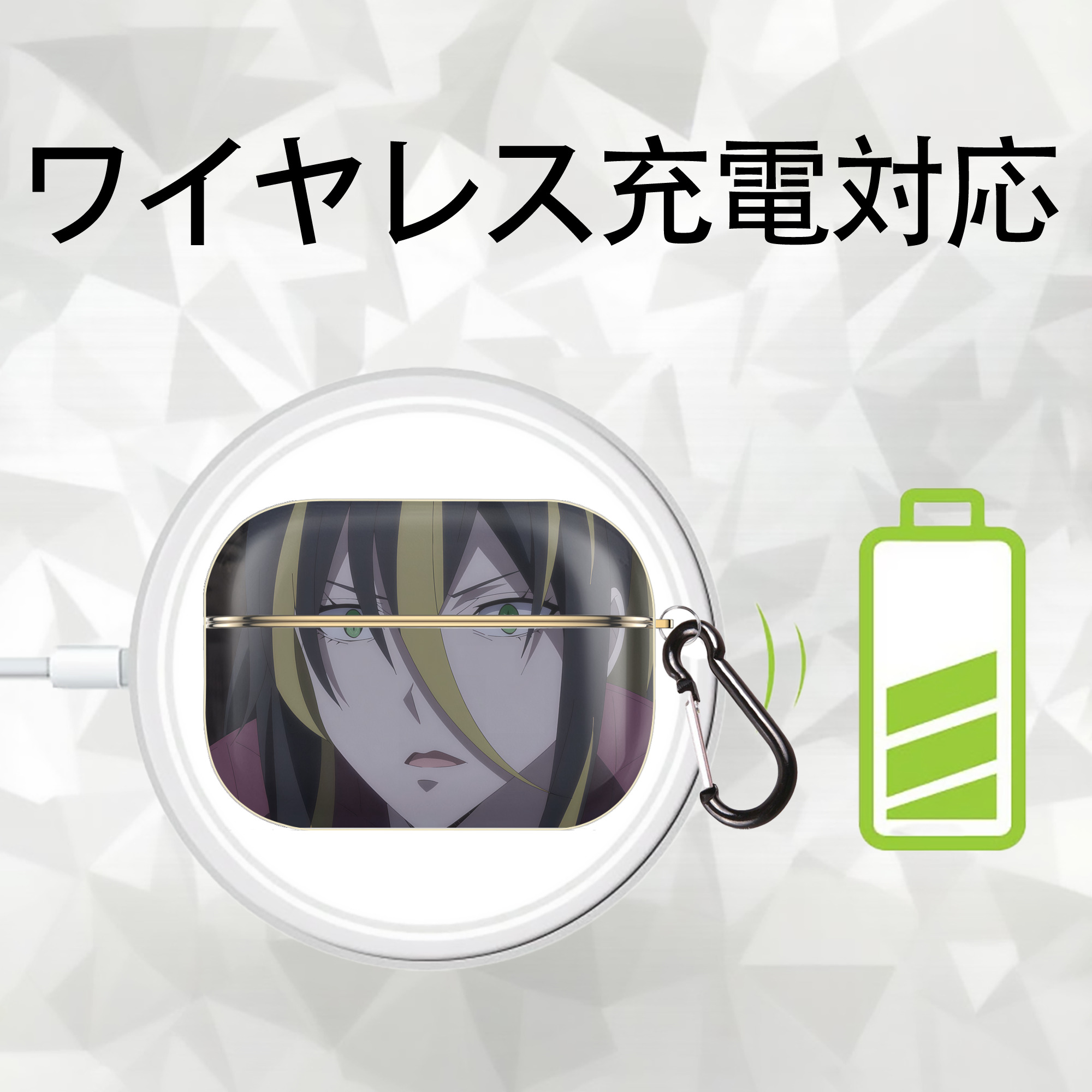 転スラ Regarding Reincarnated to Slime 【AirPods Pro用】ハードシェル保護ケース｜耐衝撃・防指紋・カラビナ付き商品仕様