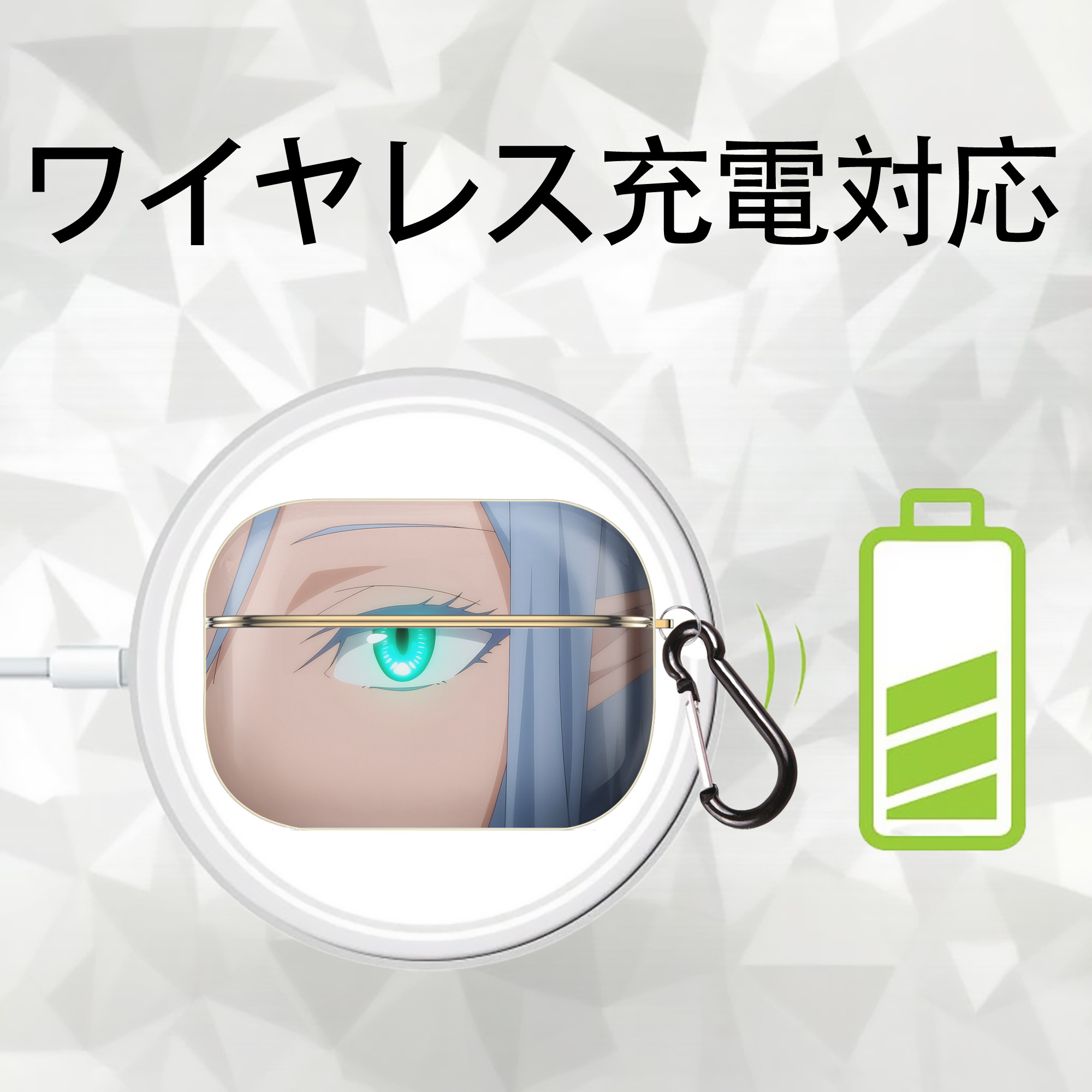 転スラ Regarding Reincarnated to Slime 【AirPods Pro用】ハードシェル保護ケース｜耐衝撃・防指紋・カラビナ付き商品仕様