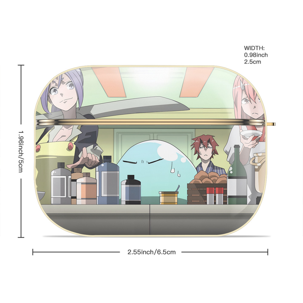 転スラ Regarding Reincarnated to Slime 【AirPods Pro用】ハードシェル保護ケース｜耐衝撃・防指紋・カラビナ付き商品仕様