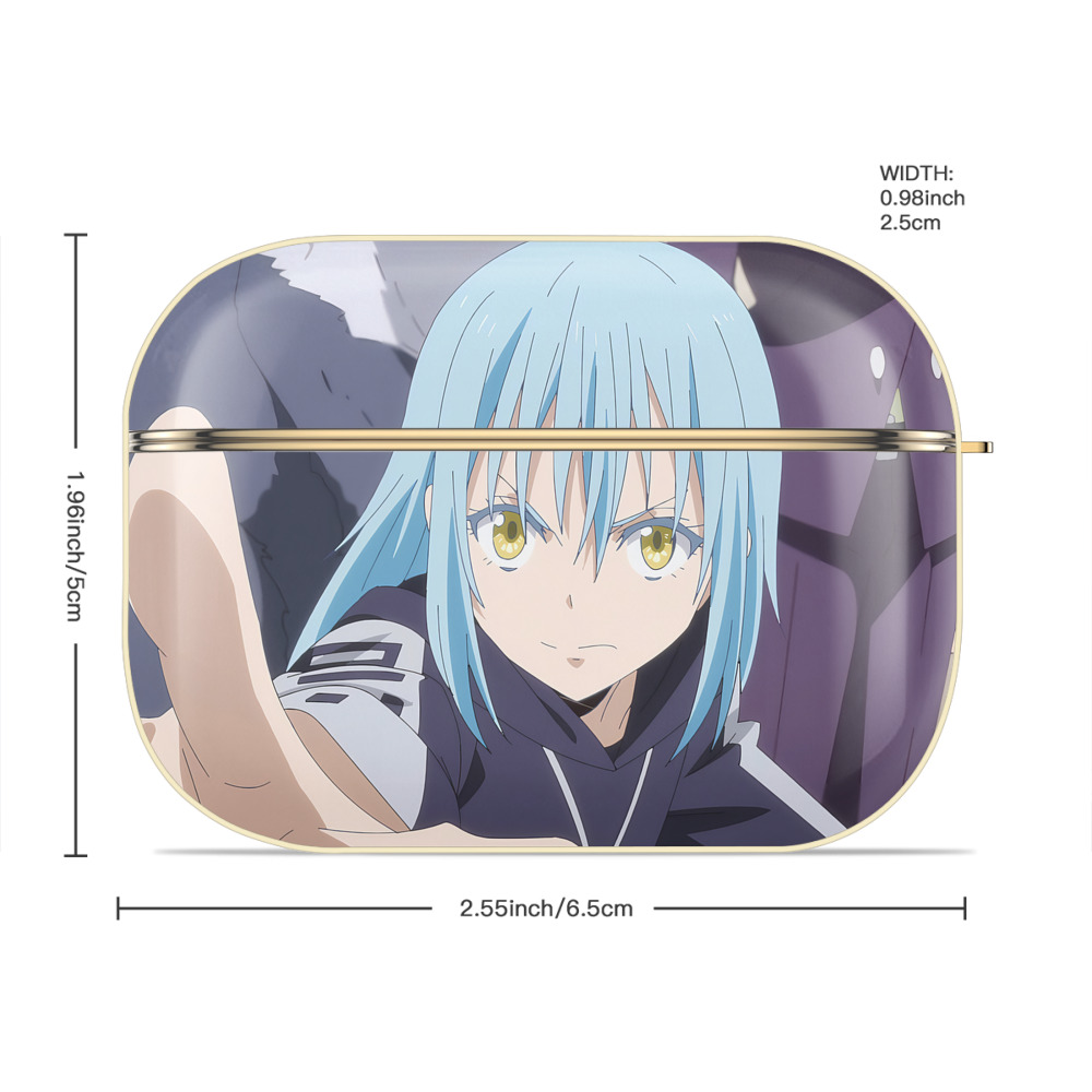 転スラ Regarding Reincarnated to Slime 【AirPods Pro用】ハードシェル保護ケース｜耐衝撃・防指紋・カラビナ付き商品仕様