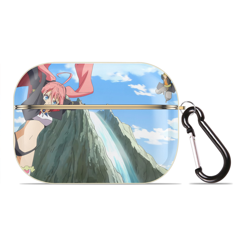 （画像用） 転スラ Regarding Reincarnated to Slime 【AirPods Pro用】ハードシェル保護ケース｜耐衝撃・防指紋・カラビナ付き商品仕様