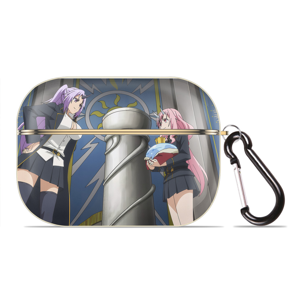 （画像用） 転スラ Regarding Reincarnated to Slime 【AirPods Pro用】ハードシェル保護ケース｜耐衝撃・防指紋・カラビナ付き商品仕様