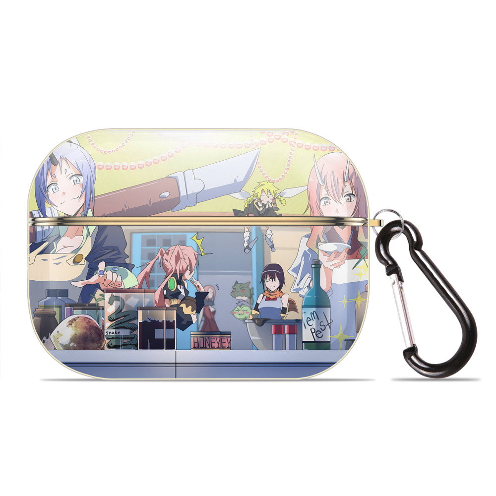 （画像用） 転スラ Regarding Reincarnated to Slime 【AirPods Pro用】ハードシェル保護ケース｜耐衝撃・防指紋・カラビナ付き商品仕様