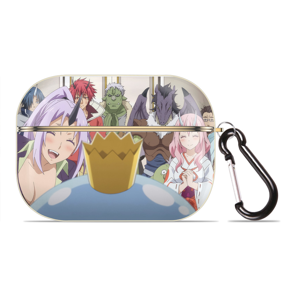 （画像用） 転スラ Regarding Reincarnated to Slime 【AirPods Pro用】ハードシェル保護ケース｜耐衝撃・防指紋・カラビナ付き商品仕様