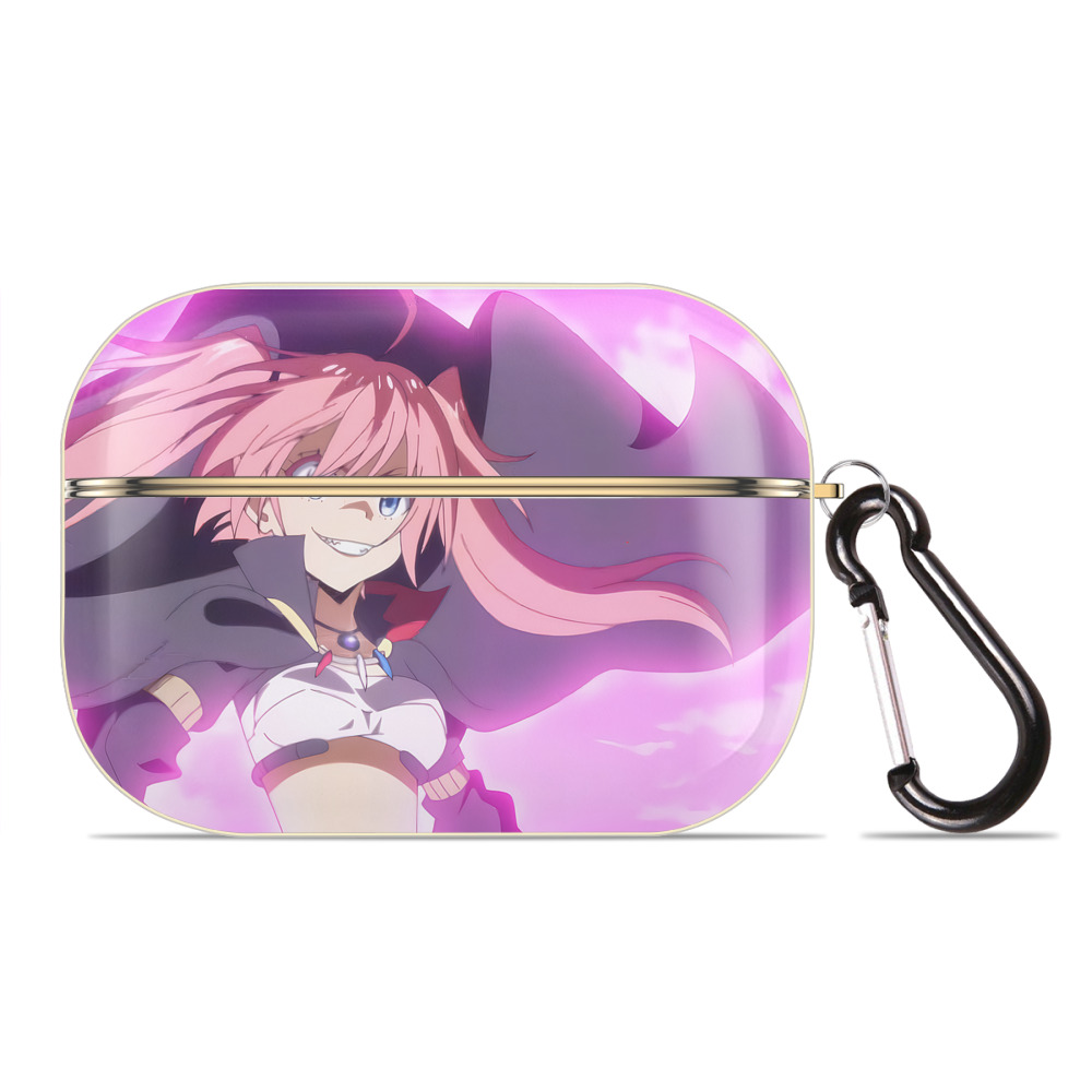 （画像用） 転スラ Regarding Reincarnated to Slime 【AirPods Pro用】ハードシェル保護ケース｜耐衝撃・防指紋・カラビナ付き商品仕様