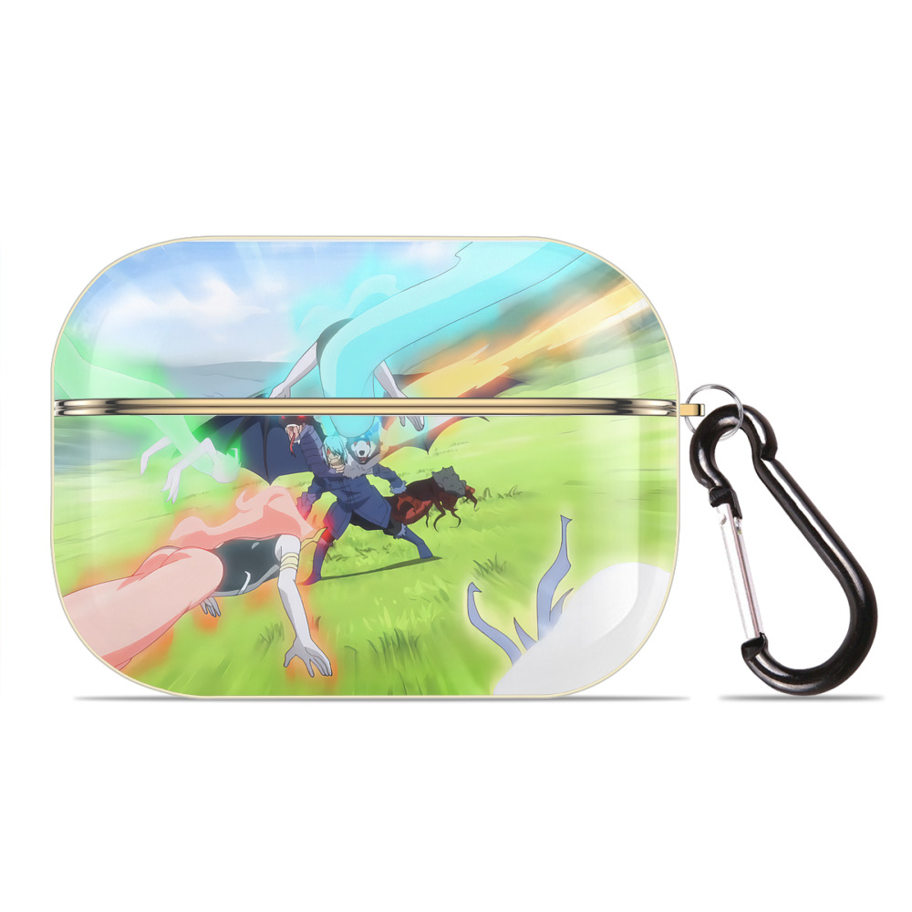 （画像用） 転スラ Regarding Reincarnated to Slime 【AirPods Pro用】ハードシェル保護ケース｜耐衝撃・防指紋・カラビナ付き商品仕様