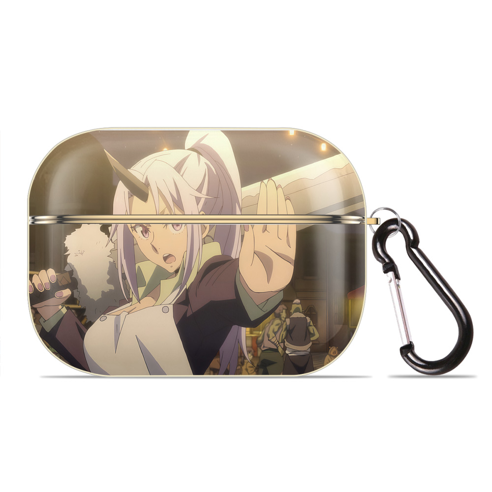 （画像用） 転スラ Regarding Reincarnated to Slime 【AirPods Pro用】ハードシェル保護ケース｜耐衝撃・防指紋・カラビナ付き商品仕様