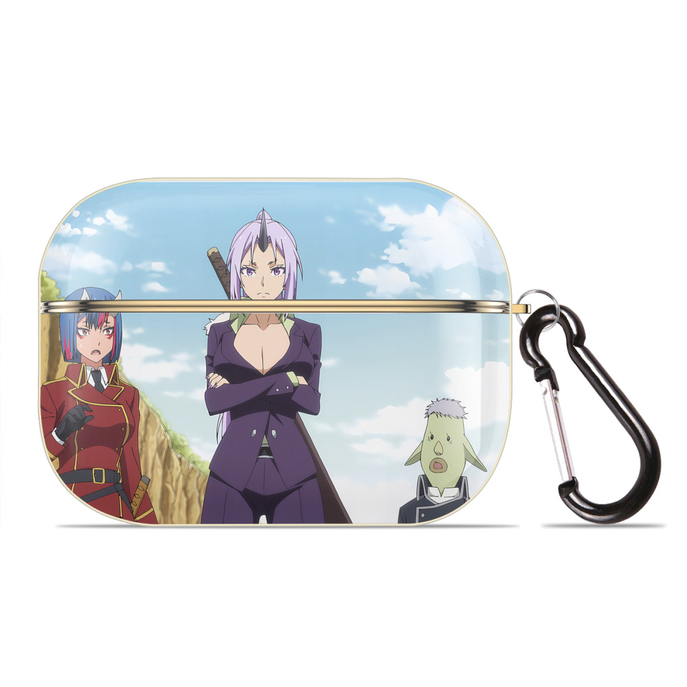 （画像用） 転スラ Regarding Reincarnated to Slime 【AirPods Pro用】ハードシェル保護ケース｜耐衝撃・防指紋・カラビナ付き商品仕様