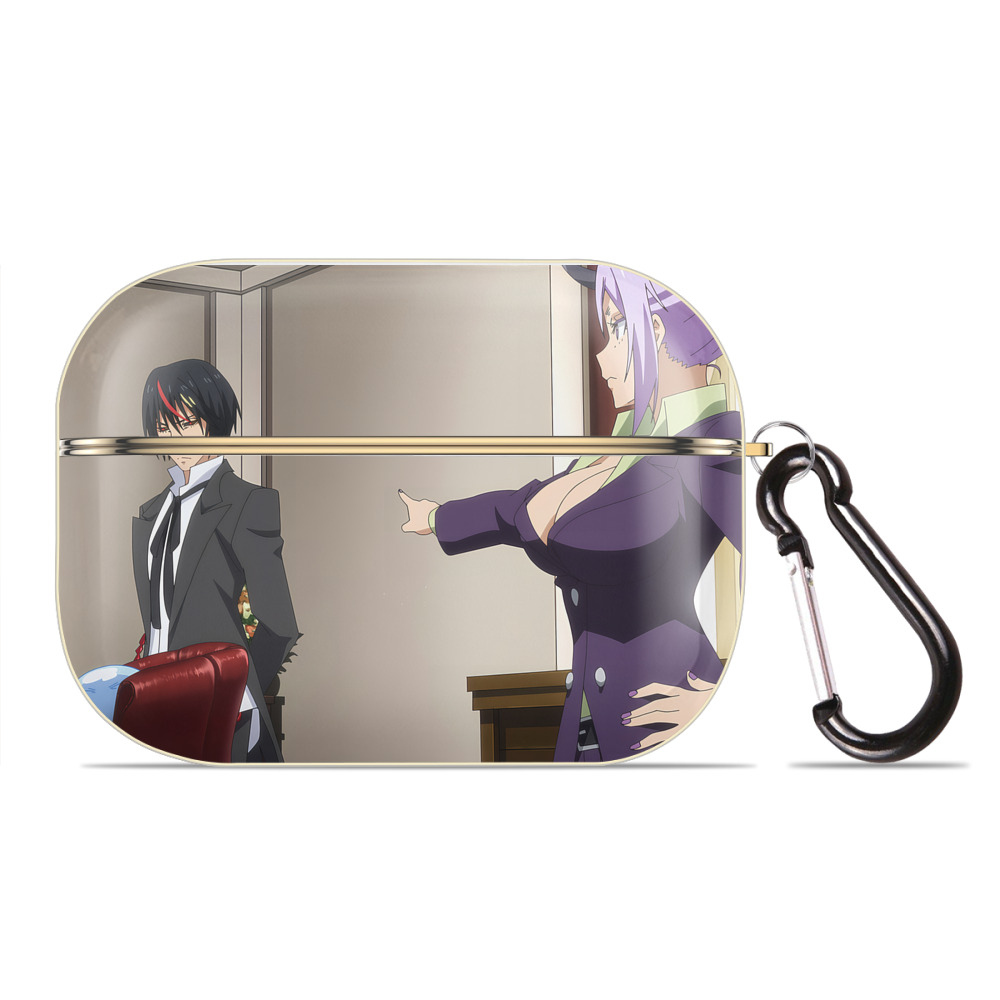 （画像用） 転スラ Regarding Reincarnated to Slime 【AirPods Pro用】ハードシェル保護ケース｜耐衝撃・防指紋・カラビナ付き商品仕様