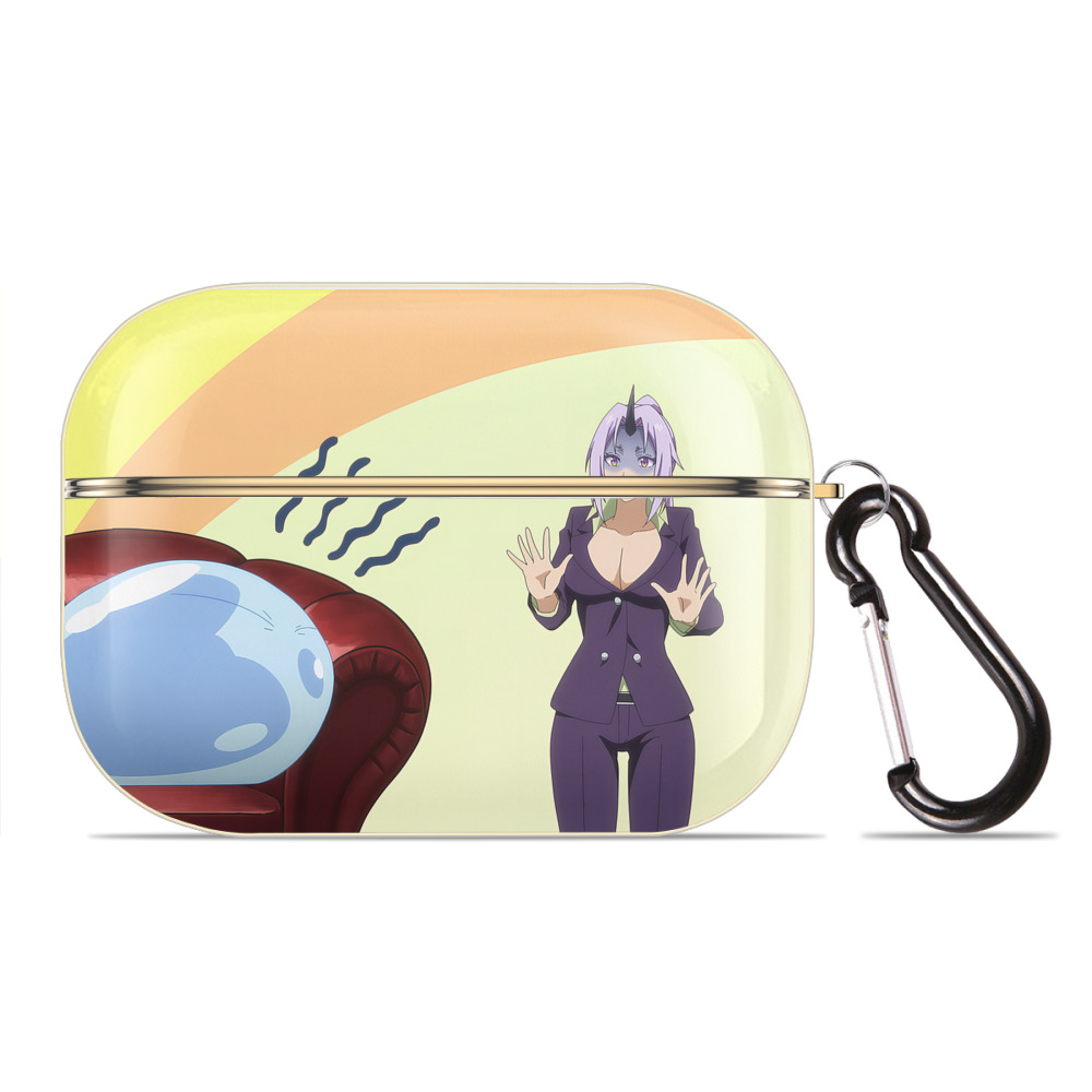 （画像用） 転スラ Regarding Reincarnated to Slime 【AirPods Pro用】ハードシェル保護ケース｜耐衝撃・防指紋・カラビナ付き商品仕様