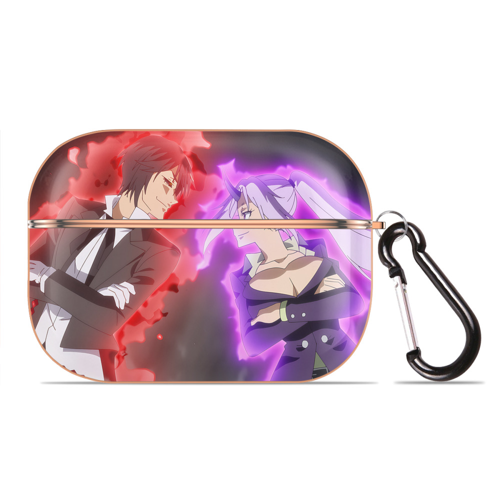 （画像用） 転スラ Regarding Reincarnated to Slime 【AirPods Pro用】ハードシェル保護ケース｜耐衝撃・防指紋・カラビナ付き商品仕様
