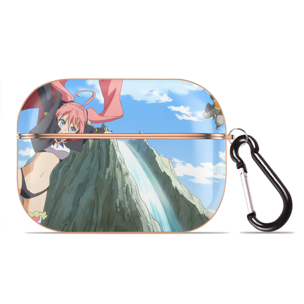 （画像用） 転スラ Regarding Reincarnated to Slime 【AirPods Pro用】ハードシェル保護ケース｜耐衝撃・防指紋・カラビナ付き商品仕様