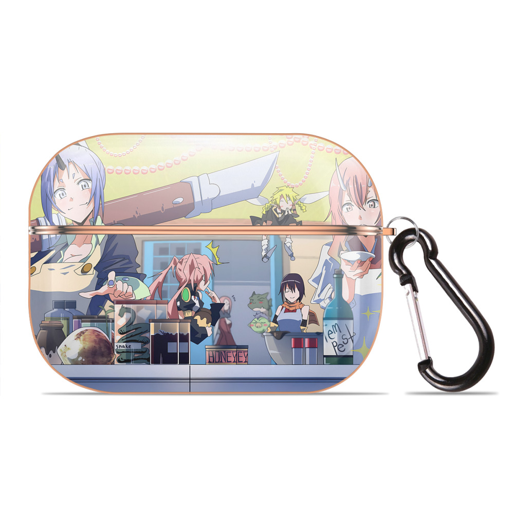 （画像用） 転スラ Regarding Reincarnated to Slime 【AirPods Pro用】ハードシェル保護ケース｜耐衝撃・防指紋・カラビナ付き商品仕様