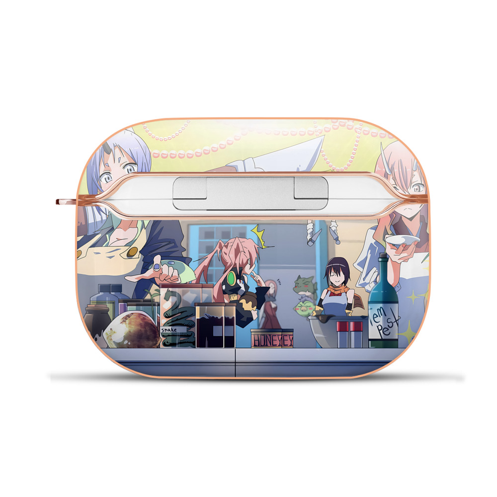 （画像用） 転スラ Regarding Reincarnated to Slime 【AirPods Pro用】ハードシェル保護ケース｜耐衝撃・防指紋・カラビナ付き商品仕様
