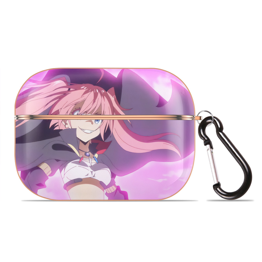 （画像用） 転スラ Regarding Reincarnated to Slime 【AirPods Pro用】ハードシェル保護ケース｜耐衝撃・防指紋・カラビナ付き商品仕様