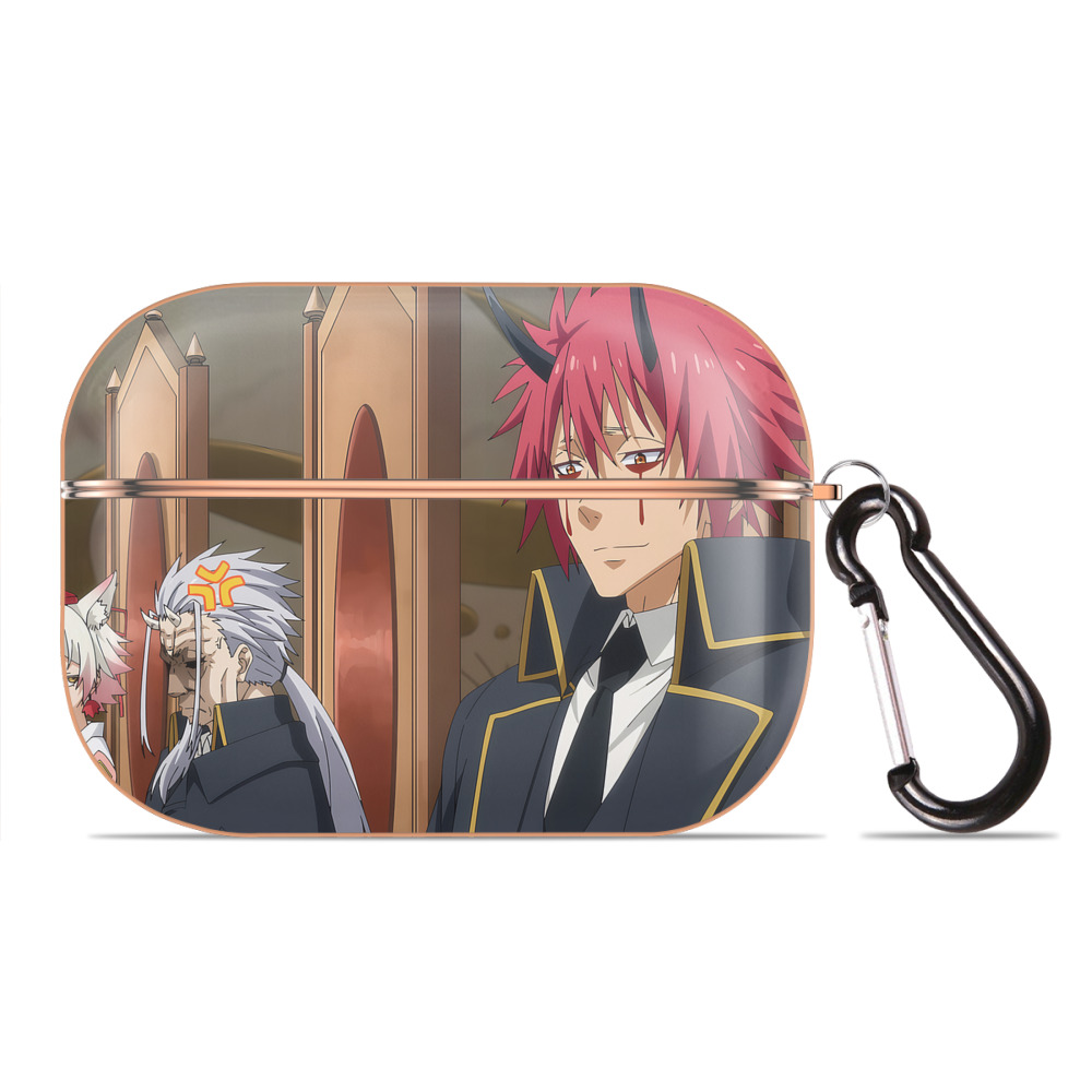 （画像用） 転スラ Regarding Reincarnated to Slime 【AirPods Pro用】ハードシェル保護ケース｜耐衝撃・防指紋・カラビナ付き商品仕様