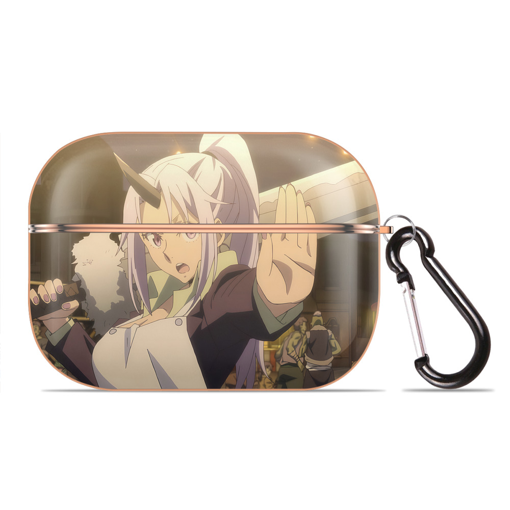 （画像用） 転スラ Regarding Reincarnated to Slime 【AirPods Pro用】ハードシェル保護ケース｜耐衝撃・防指紋・カラビナ付き商品仕様
