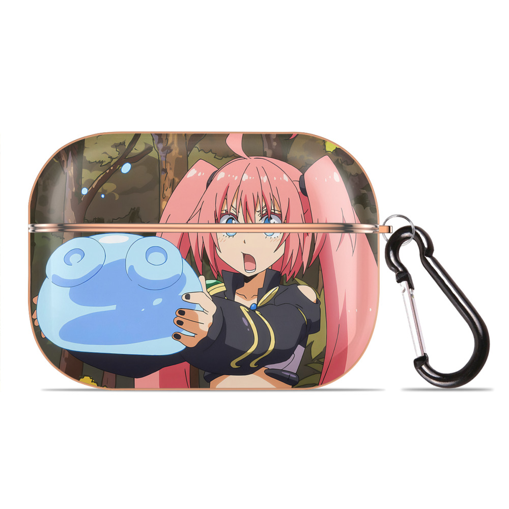 （画像用） 転スラ Regarding Reincarnated to Slime 【AirPods Pro用】ハードシェル保護ケース｜耐衝撃・防指紋・カラビナ付き商品仕様