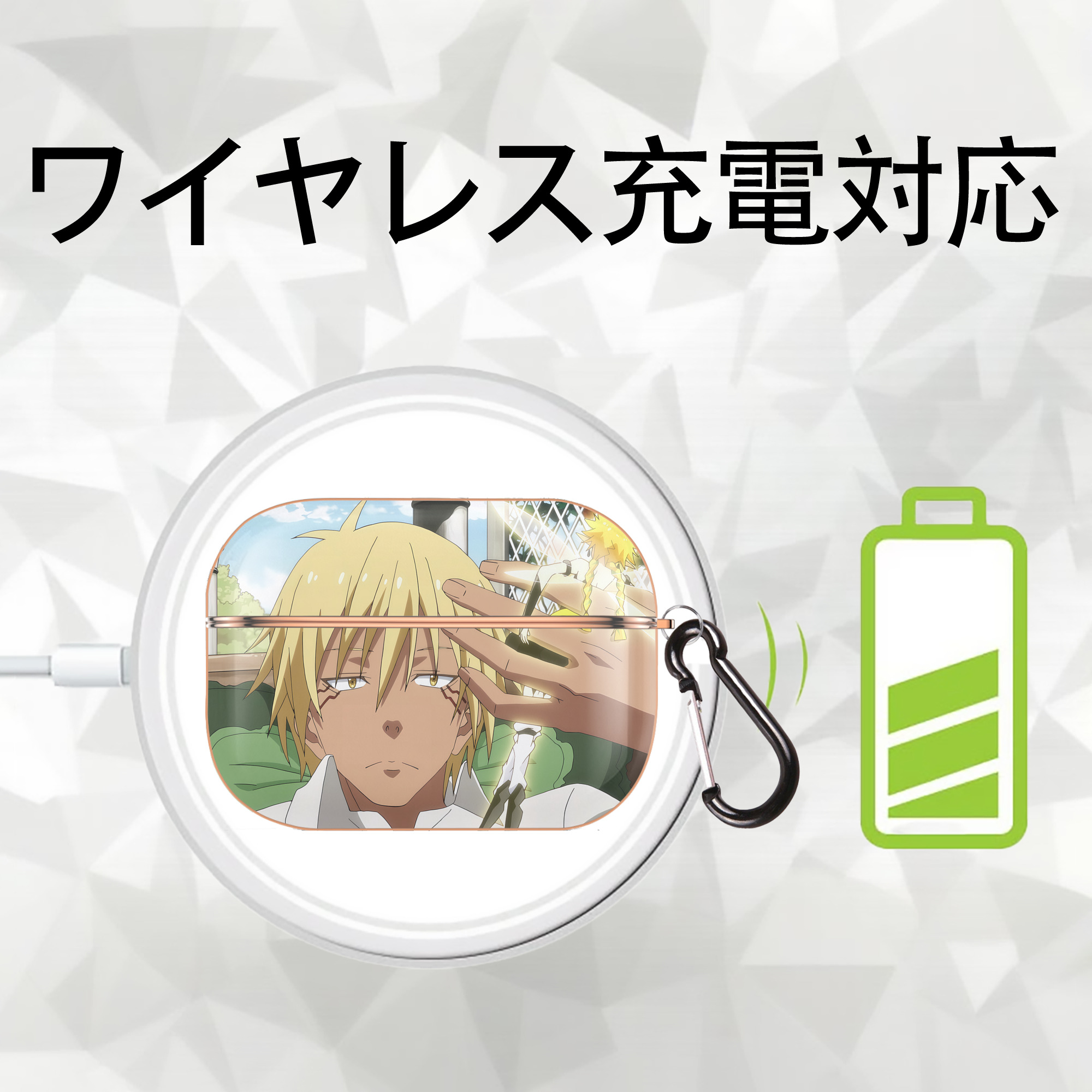 転スラ Regarding Reincarnated to Slime 【AirPods Pro用】ハードシェル保護ケース｜耐衝撃・防指紋・カラビナ付き商品仕様