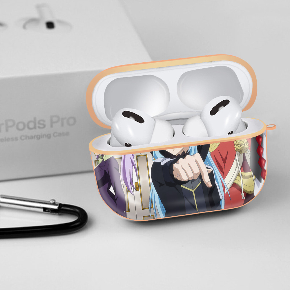 転スラ Regarding Reincarnated to Slime 【AirPods Pro用】ハードシェル保護ケース｜耐衝撃・防指紋・カラビナ付き商品仕様