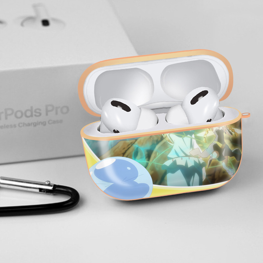 転スラ Regarding Reincarnated to Slime 【AirPods Pro用】ハードシェル保護ケース｜耐衝撃・防指紋・カラビナ付き商品仕様