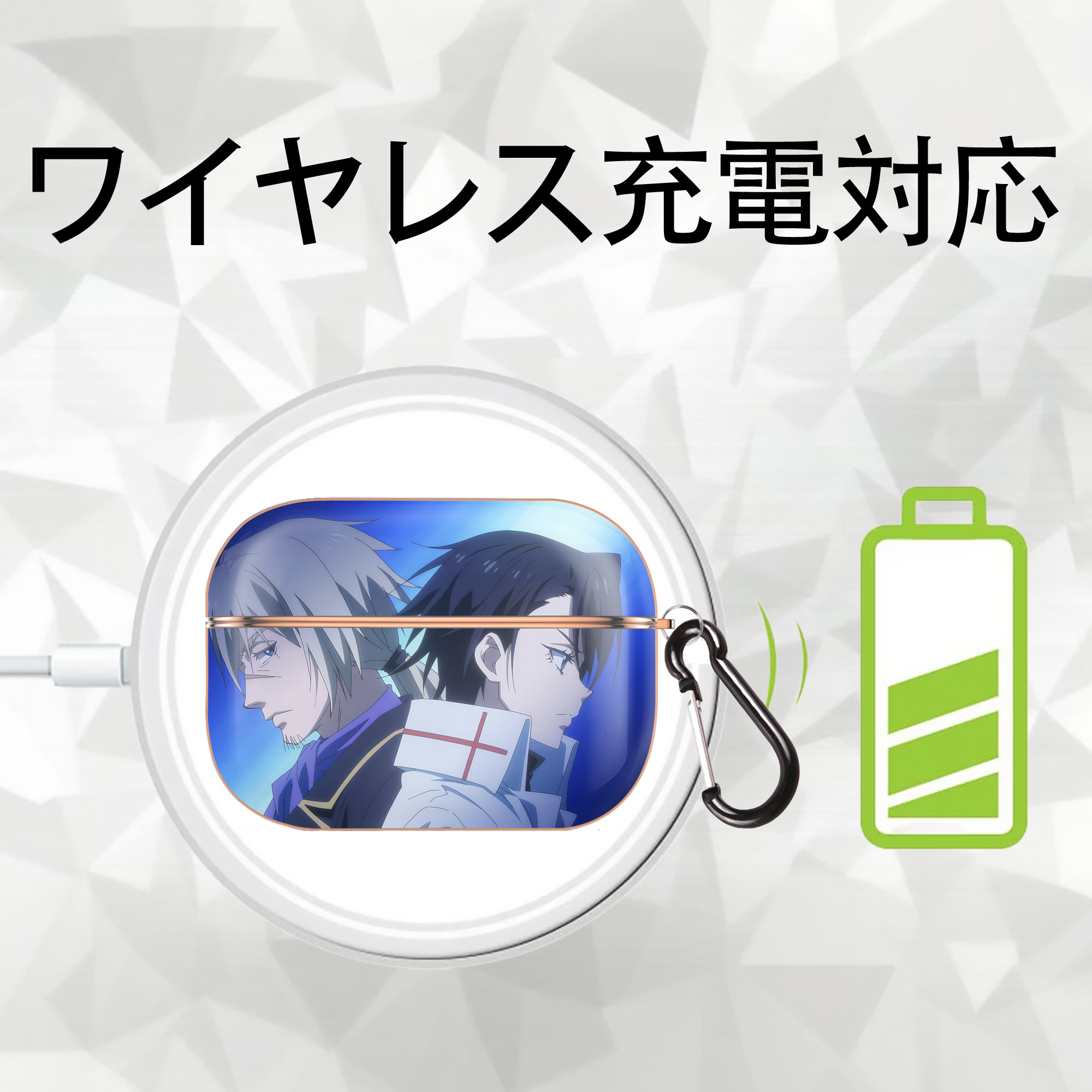 転スラ Regarding Reincarnated to Slime 【AirPods Pro用】ハードシェル保護ケース｜耐衝撃・防指紋・カラビナ付き商品仕様