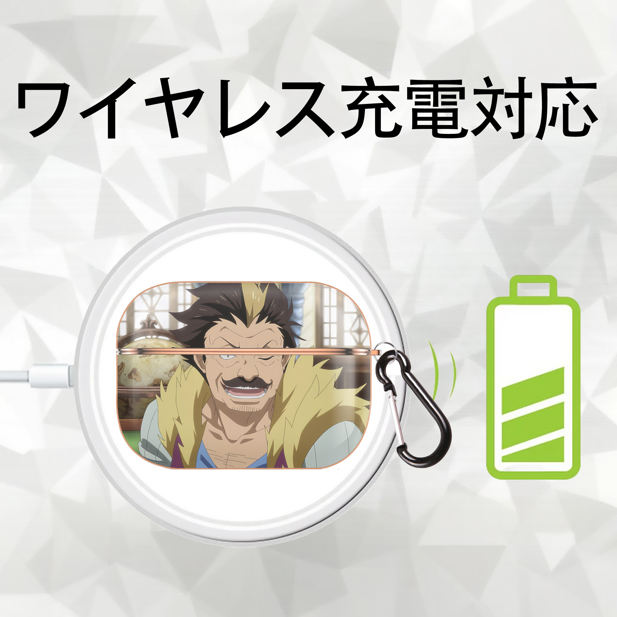 転スラ Regarding Reincarnated to Slime 【AirPods Pro用】ハードシェル保護ケース｜耐衝撃・防指紋・カラビナ付き商品仕様