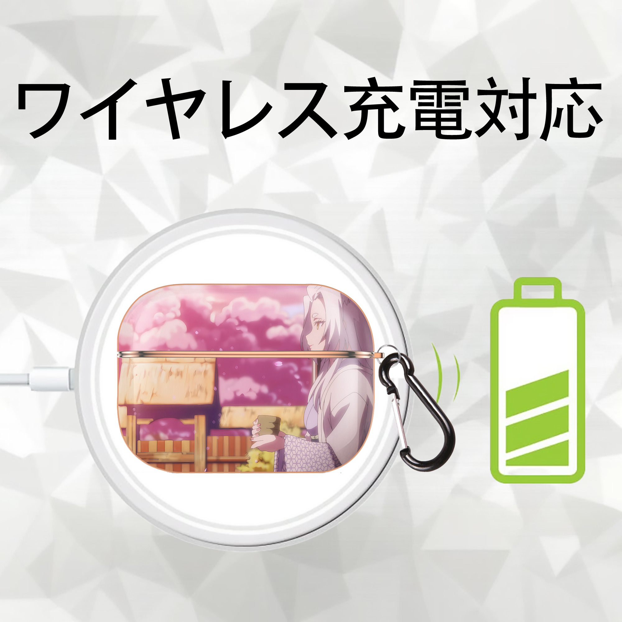 転スラ Regarding Reincarnated to Slime 【AirPods Pro用】ハードシェル保護ケース｜耐衝撃・防指紋・カラビナ付き商品仕様
