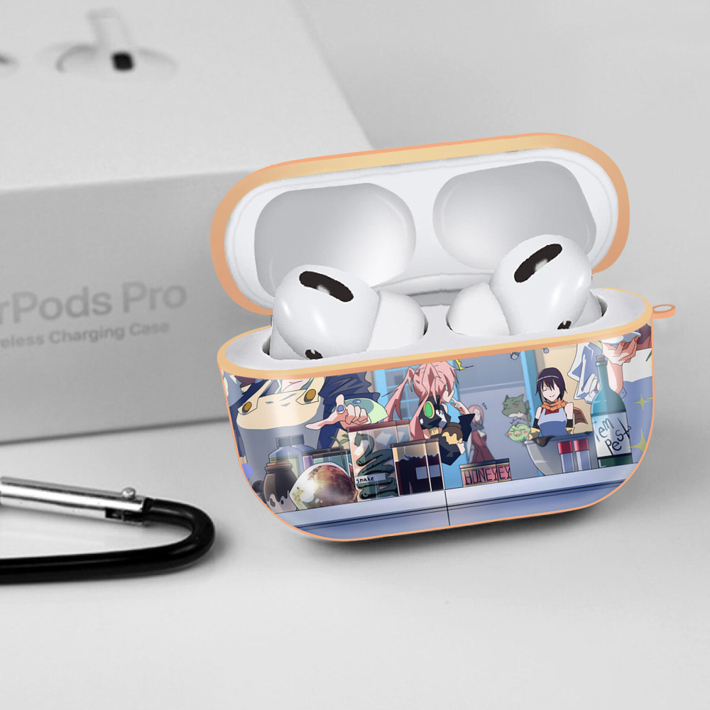 転スラ Regarding Reincarnated to Slime 【AirPods Pro用】ハードシェル保護ケース｜耐衝撃・防指紋・カラビナ付き商品仕様