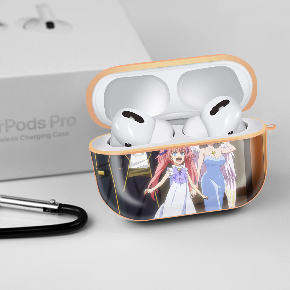 転スラ Regarding Reincarnated to Slime 【AirPods Pro用】ハードシェル保護ケース｜耐衝撃・防指紋・カラビナ付き商品仕様