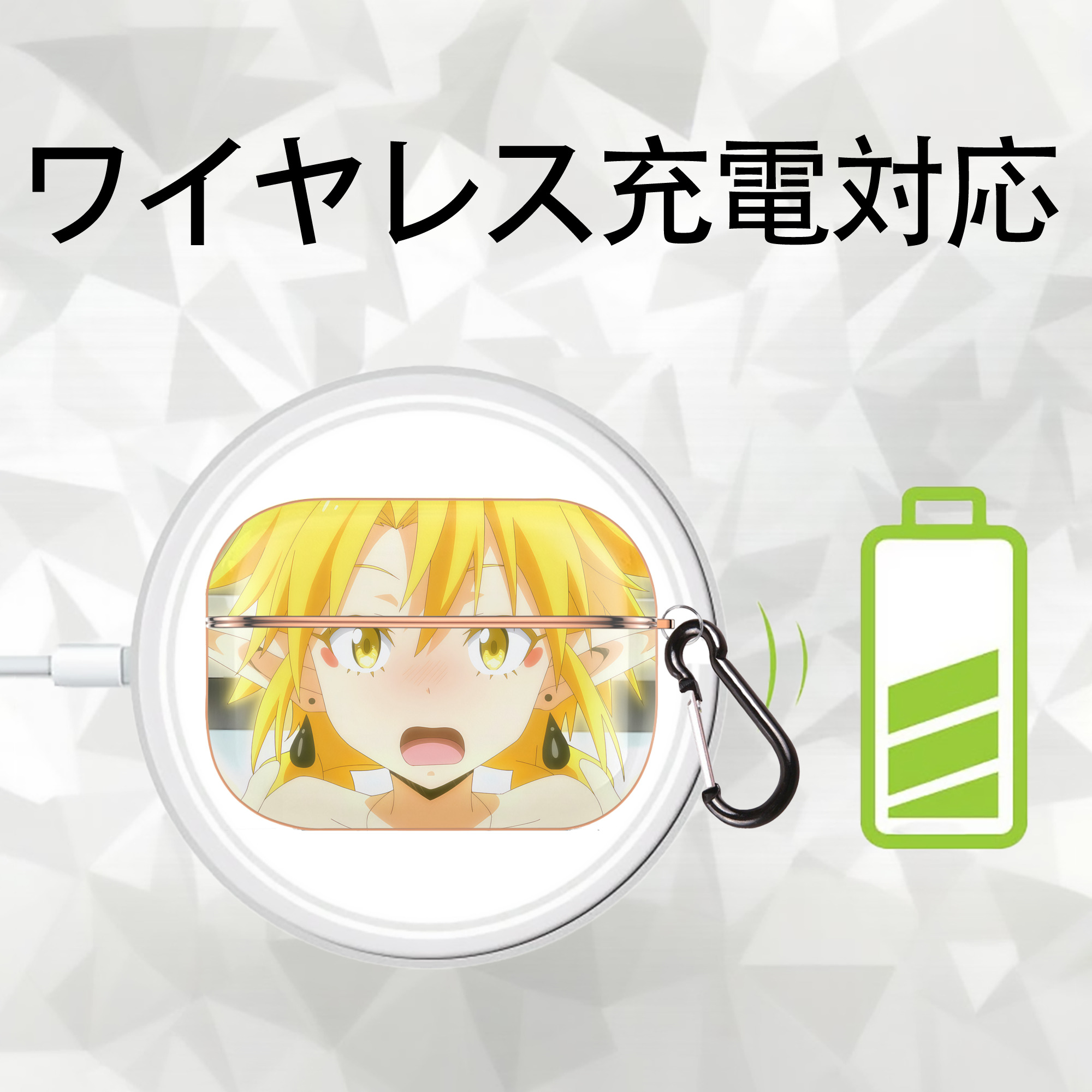 転スラ Regarding Reincarnated to Slime 【AirPods Pro用】ハードシェル保護ケース｜耐衝撃・防指紋・カラビナ付き商品仕様
