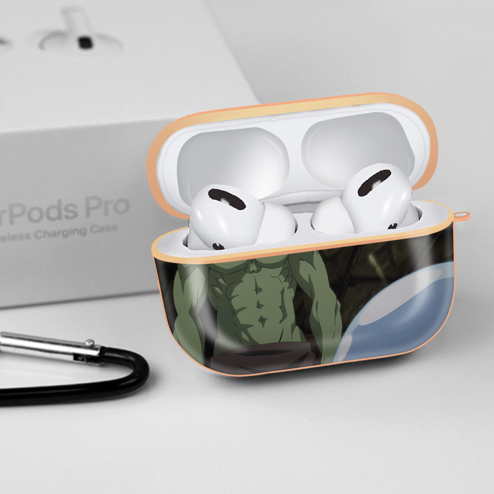 転スラ Regarding Reincarnated to Slime 【AirPods Pro用】ハードシェル保護ケース｜耐衝撃・防指紋・カラビナ付き商品仕様