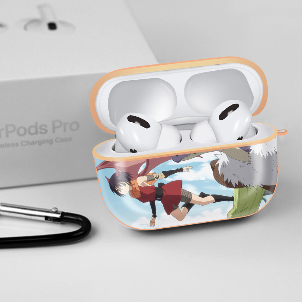 転スラ Regarding Reincarnated to Slime 【AirPods Pro用】ハードシェル保護ケース｜耐衝撃・防指紋・カラビナ付き商品仕様