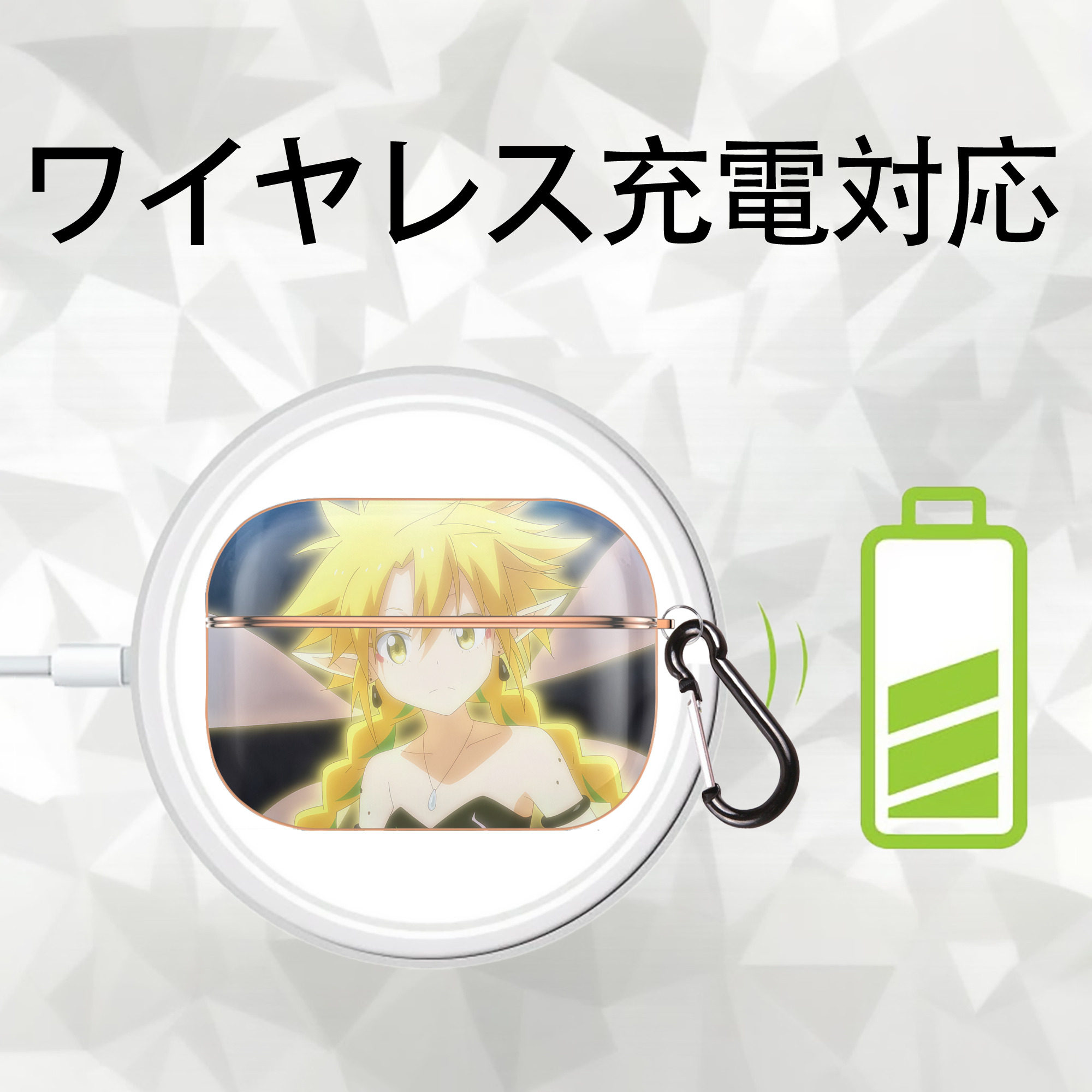 転スラ Regarding Reincarnated to Slime 【AirPods Pro用】ハードシェル保護ケース｜耐衝撃・防指紋・カラビナ付き商品仕様