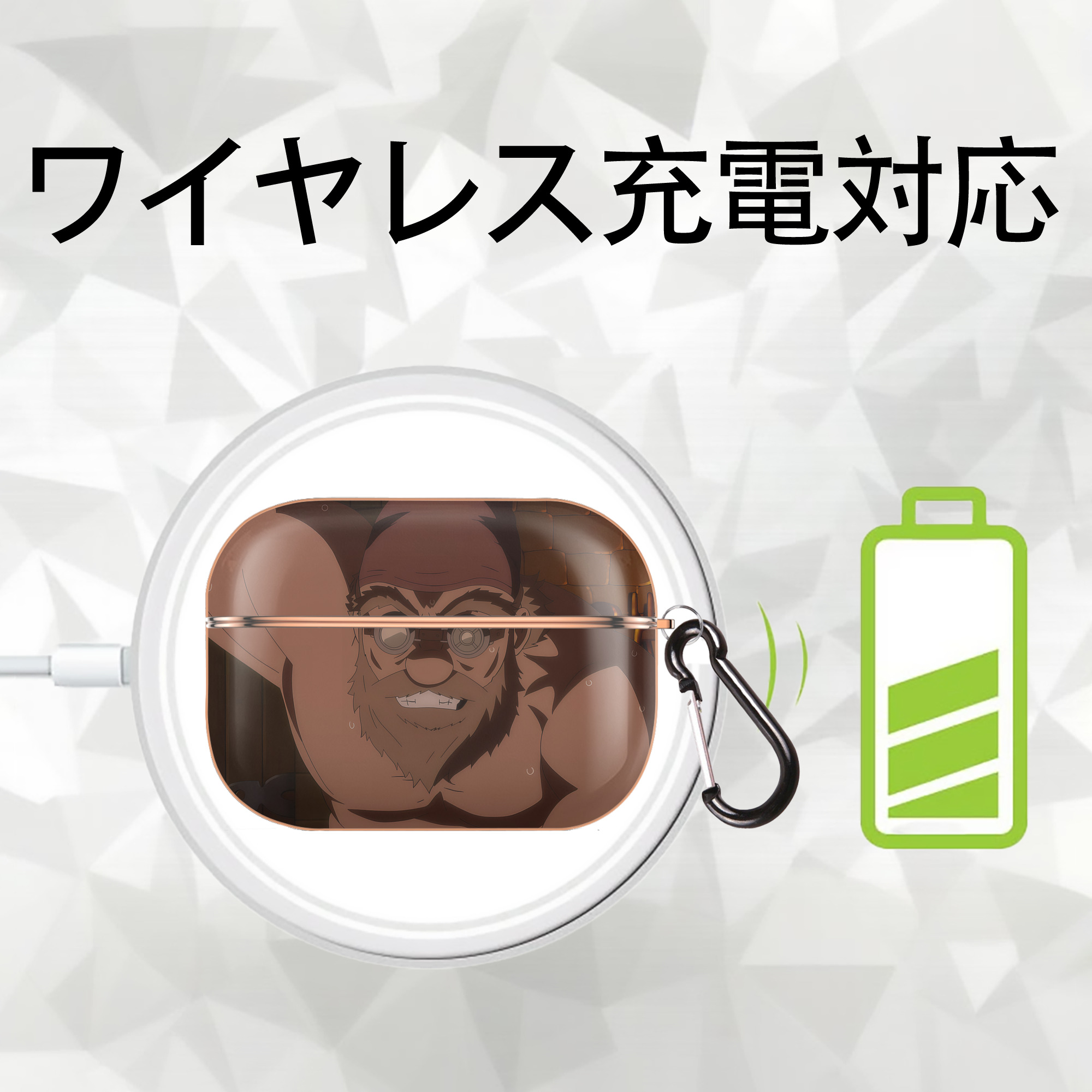 転スラ Regarding Reincarnated to Slime 【AirPods Pro用】ハードシェル保護ケース｜耐衝撃・防指紋・カラビナ付き商品仕様