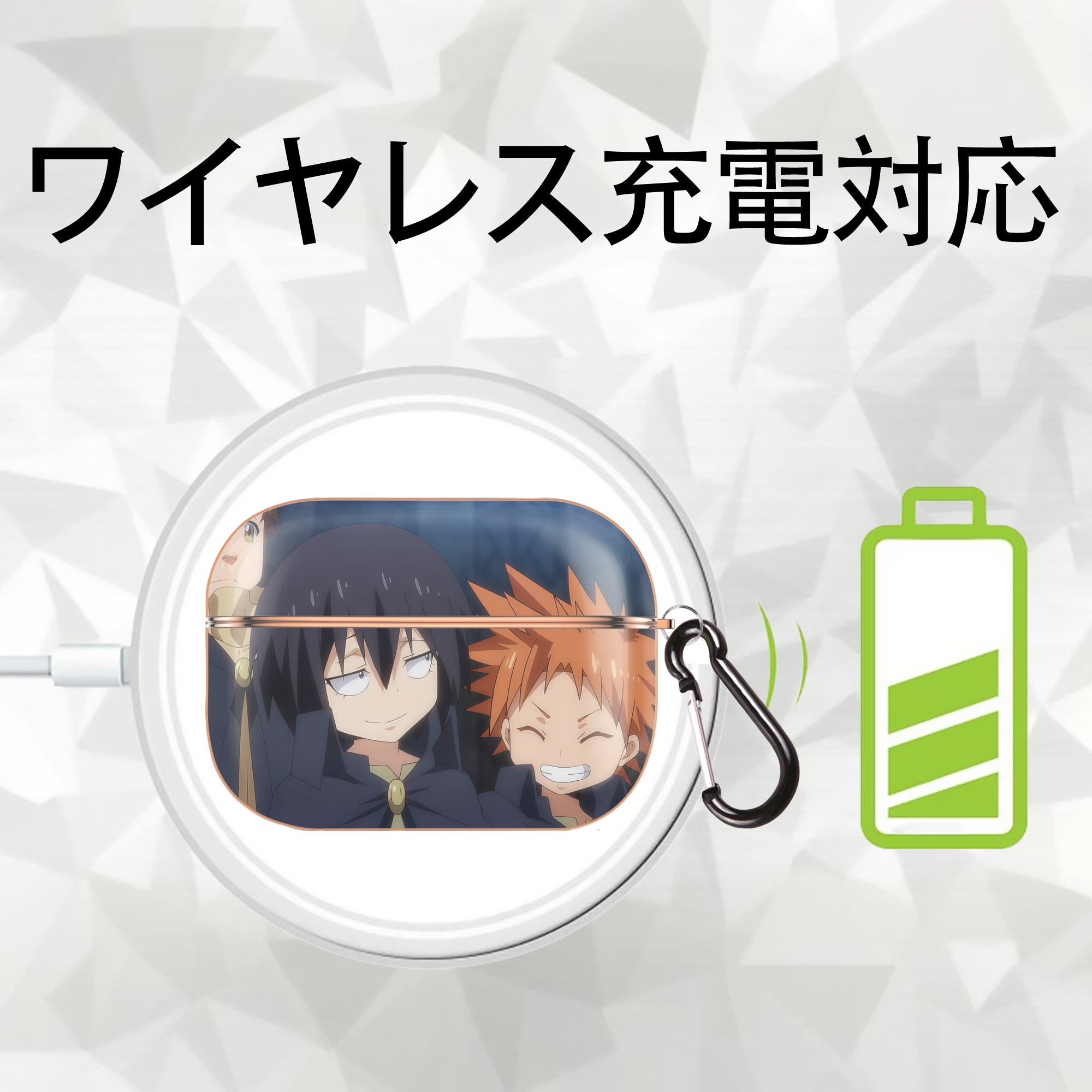 転スラ Regarding Reincarnated to Slime 【AirPods Pro用】ハードシェル保護ケース｜耐衝撃・防指紋・カラビナ付き商品仕様